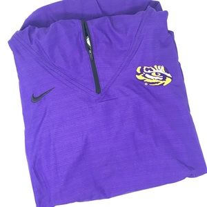 Nike LSU Team Sideline Player 1/4 ZIP Pullover *Lg